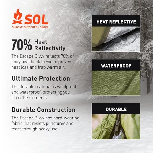 SOL-Survive-Outdoors-Longer-SOL-Escape-Bivvy-with-Hood-Green-42gsm