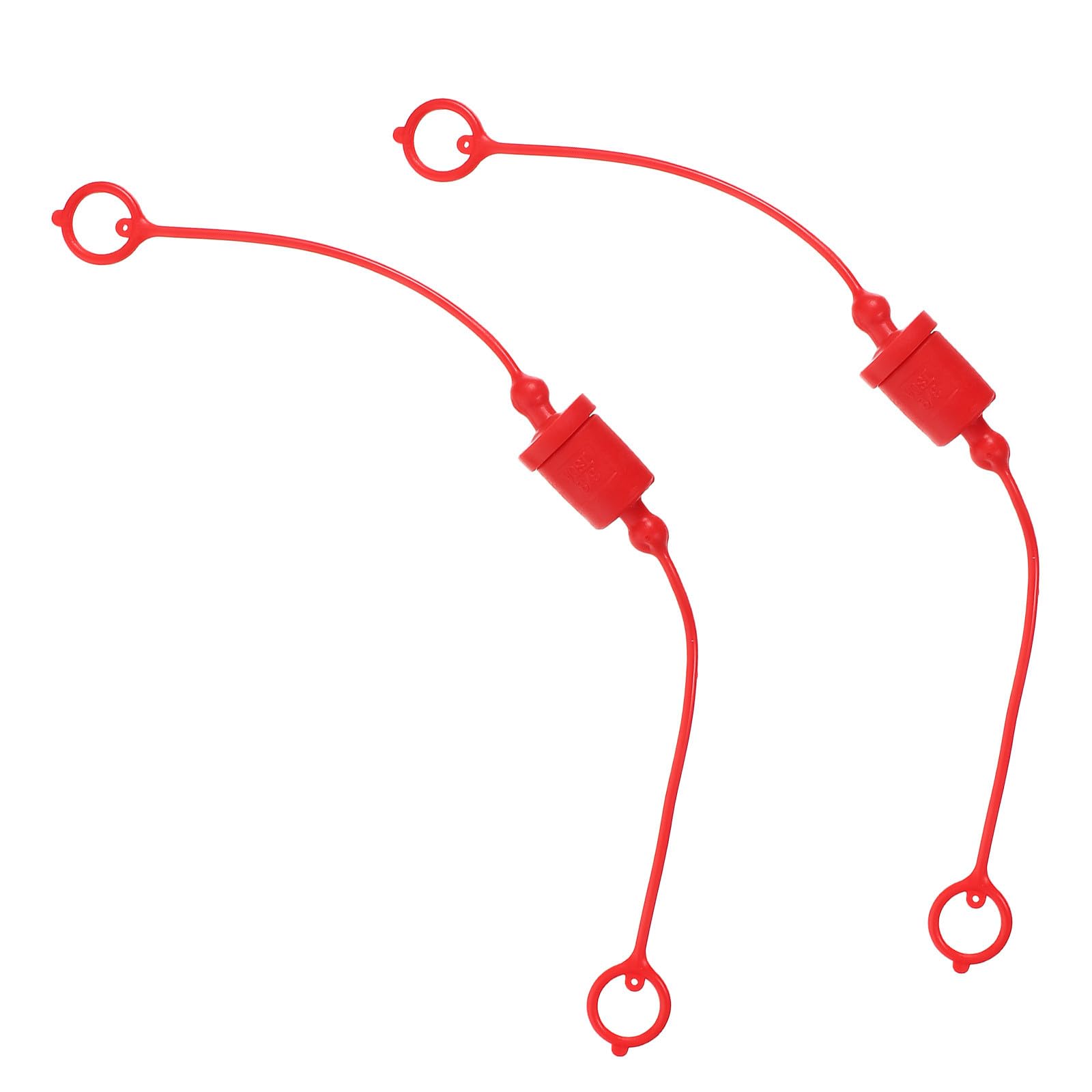 Hydraulic Quick Connect Covers 2 Sets 1/2 Npt Plastic Dust Caps with Easy Replacement for Hydraulic