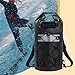 Menolana Dry Bag Sturdy Comfortable IPX6 Waterproof Large Capacity Backpack Storage Bag for Swimming Travel Boating Camping, Black