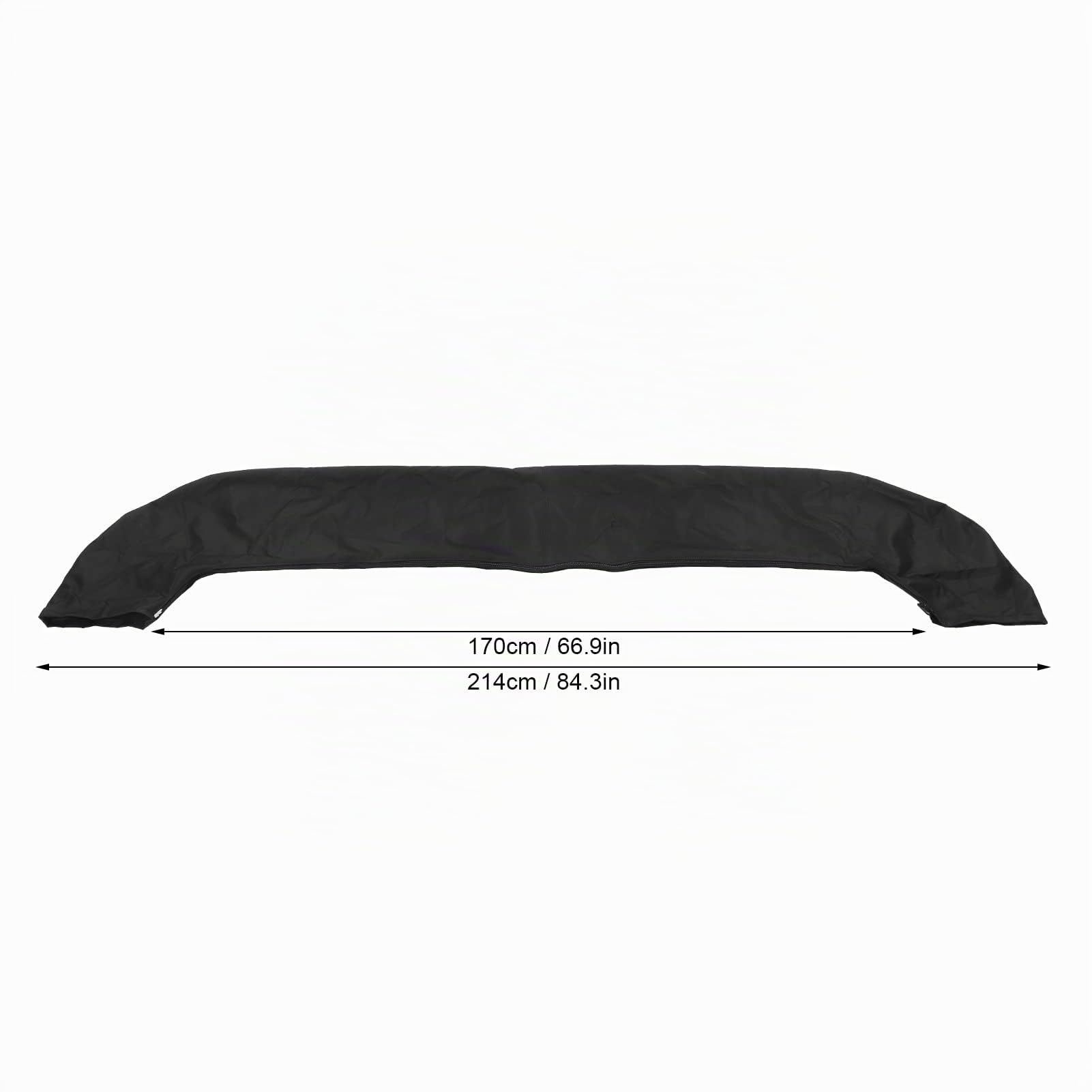 Alomejor Copertura Impermeabile,tendalino Parasole Pieghevole Protezione Sole Pioggia Design Leggero for Proprietari Barche Escursioni nautiche Usi marini Estivi