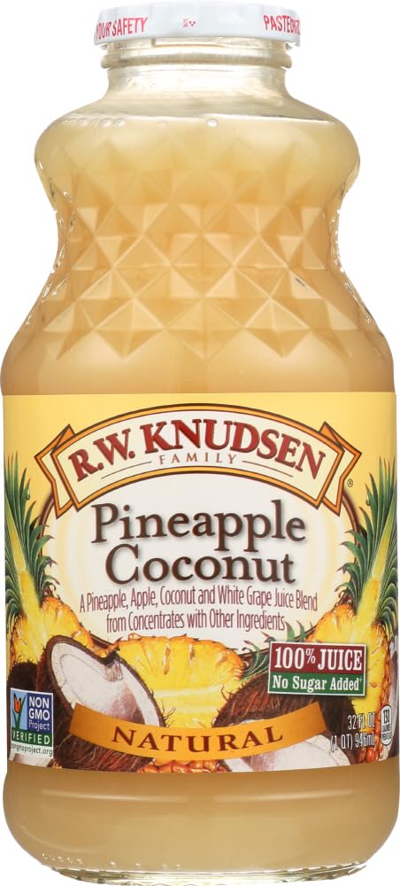 Knudsen Juice, Pineapple Coconut 32 fl.oz (Pack of 6)
