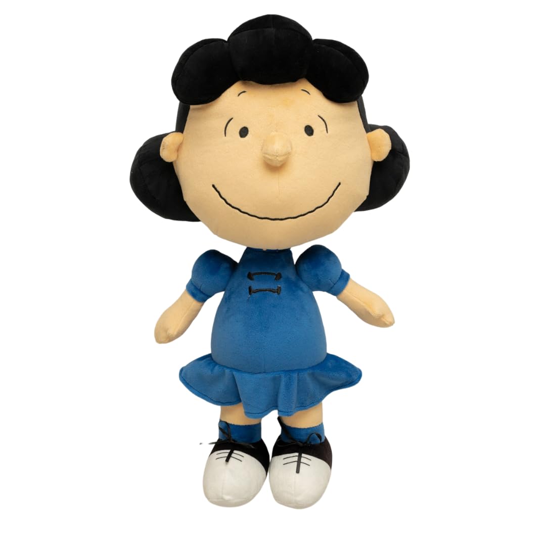 Collectibles Peanuts Lucy Bedding Super Soft Plush Decorative Throw Cuddle Pillow, (Officially Licensed Product) By Franco