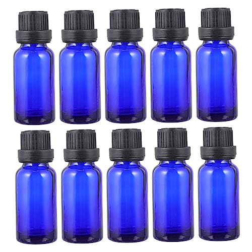NOLITOY 12 Difusores De Botellas Vacías De Aceite Esencial Azul Para Aceites Esenciales Difusores De Aceite Esencial Cuentagotas De Vinagre Botella De Llenado Botellas Dispensadoras