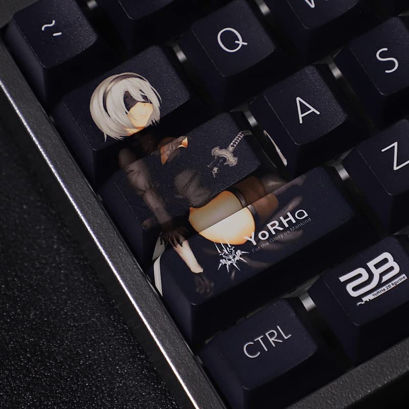 Amazon.co.jp: SUANA ニーアオートマタ 2B メカニカルキーボード キー