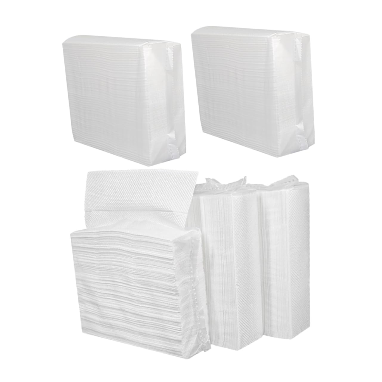 Asciugamani di Carta Multiuso per Bagno, 5 Buste, Bianco | Carta Assorbente ad Acqua, Uso in Cucina e Ristorazione, 120 Fogli Complessivi