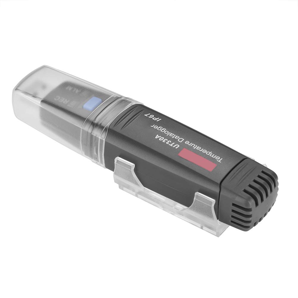 FTVOGUE Rejestrator Danych USB, Termometr, Rejestrator Temperatury i Wilgotności, do zastosowań w Transporcie i Magazynowaniu, Zakres Pomiarowy od -40 do 176 Fahrenheita (UT330A)