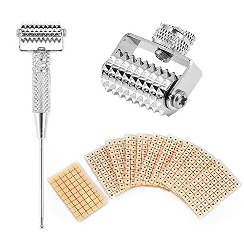 Rullo di massaggio con aghi a molla, rullo