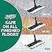 Swiffer Sweep & Mop Deluxe 2-in-1 Floor Mopping and Sweeping Kit, Multi-Surface Kit for Floor Cleaning, Includes 1 Sweeper Device, 5 Heavy Duty Dry Sweeping Cloths, 6 Heavy Duty Wet Mopping Cloths