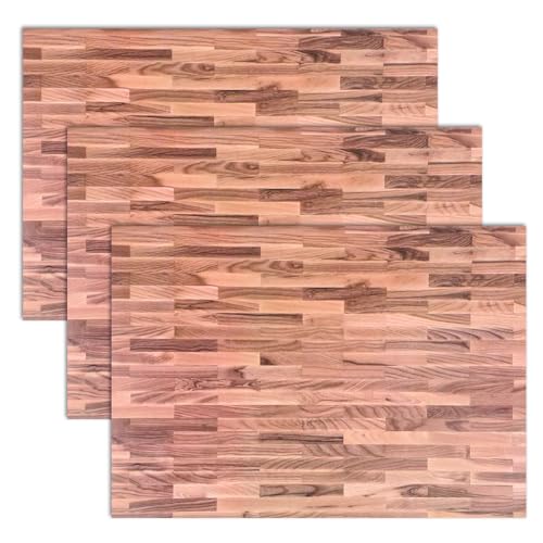 3PCS Dollhouse Flooring: Self-Adhesive Miniature Dollhouse Flooring Wall Stickers 11.6x8.26in Wood Color Perfect for DIY Accessories