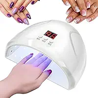 Cabine LED UV para Unhas Gel - Secagem Rápida de Esmalte - Temporizador 30 60 90s - Uso Profissional e Doméstico - Portátil Secador de Unhas UV LED - UpShop
