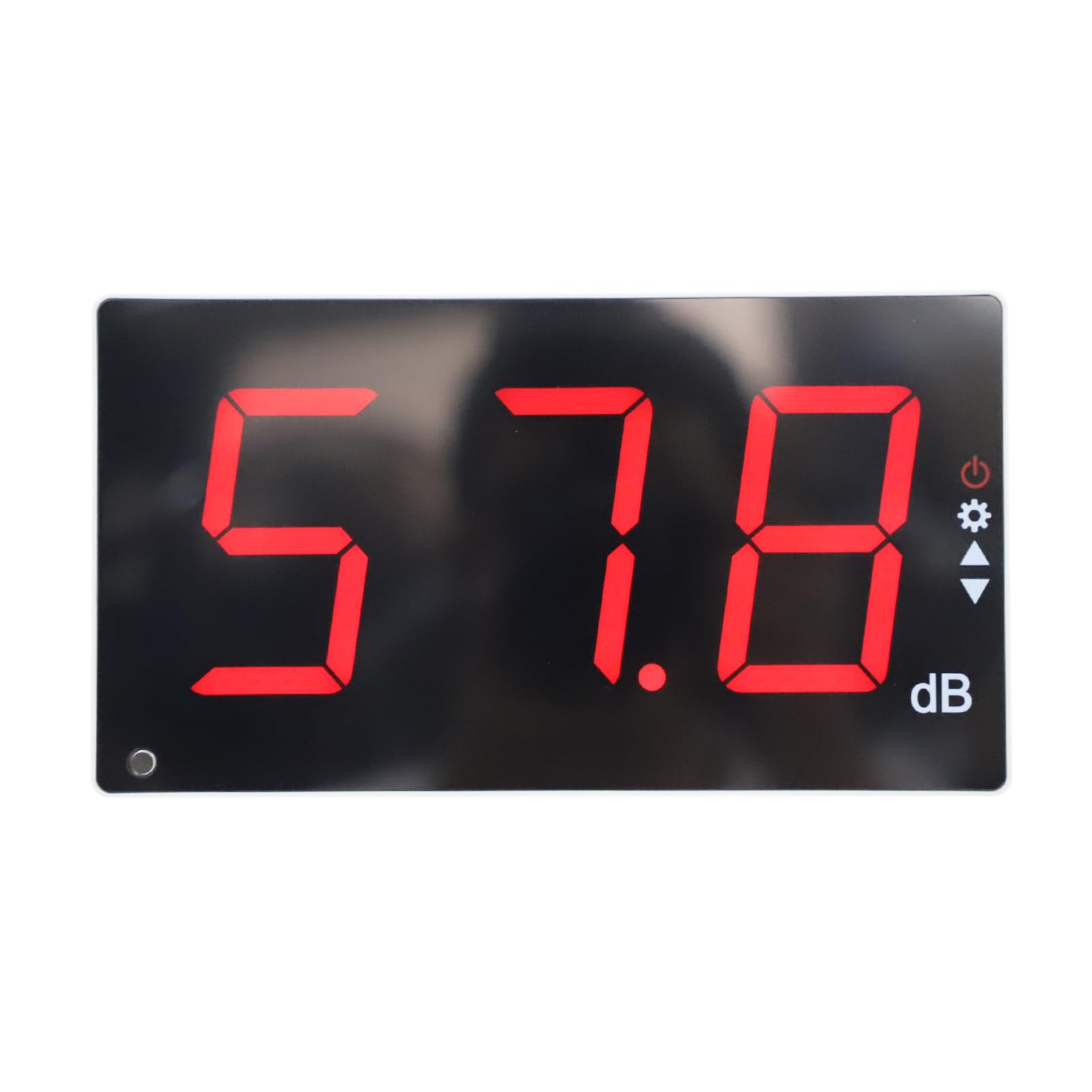 Generic Monitor de Decibelios Medidor de Ruido LED de 3,0" DB con Alarma, Medidor de Nivel de Sonido Industrial para Sitios de Construcción/oficinas