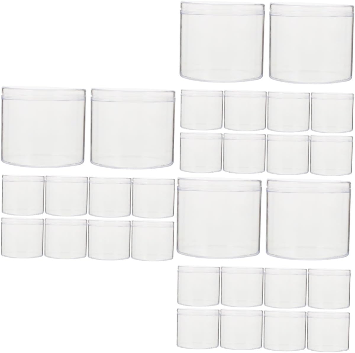 30pcs Dessert Cups Lids Versatile Mousse Pudding Ice Storage Containers Transparent Cups for Homemade Treats and Party Desserts