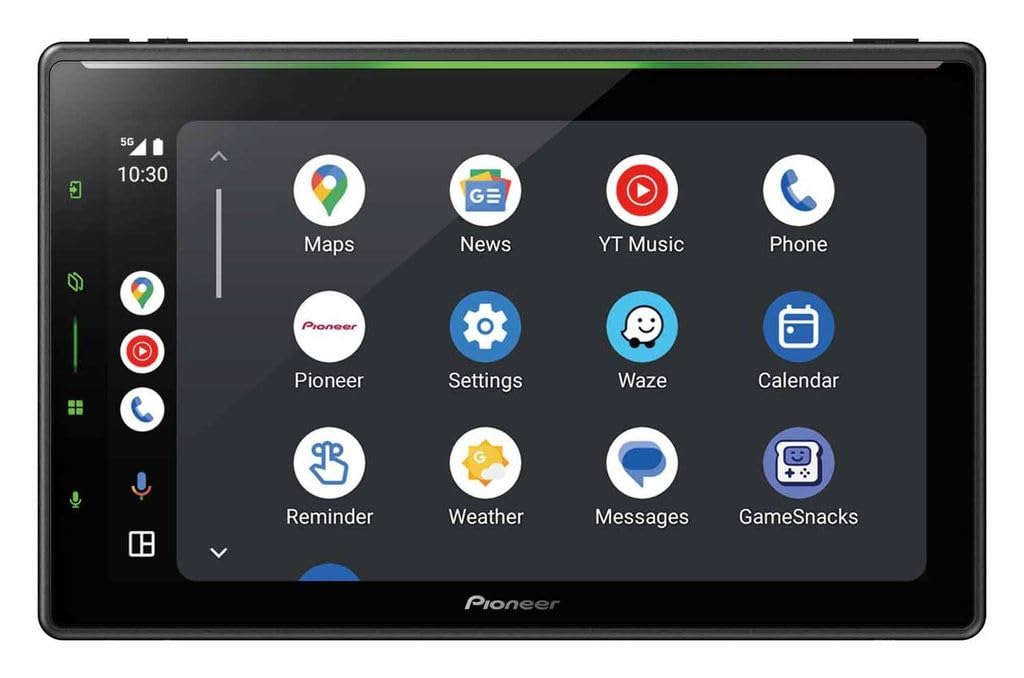Pioneer SPH-EVO107DAB-UNI - Centro Multimedia y navegación 1-DIN, Panel táctil de 10,1 Pulgadas, Wi-Fi, Bluetooth, Apple CarPlay, Android Auto y Dab+, Ecualizador gráfico de 13 Bandas