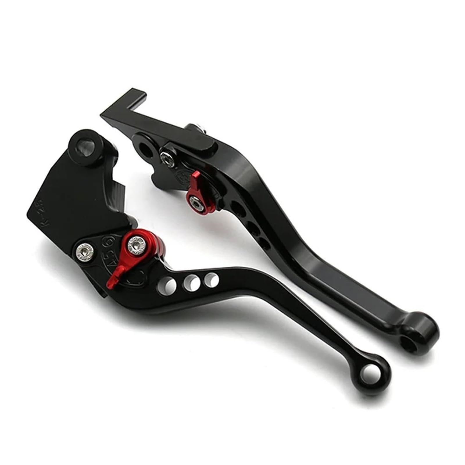 OIAJDSAD for Kawasaki for Ninja 636 ZX-6R ZX6R ZX636 ZX-636 ZX636R ZX-636R ZX6RR ZX-6RR 2005 2006 Motorcycle Long Short Brake Clutch Levers Motorcycle levers Clutch(A Short Black)
