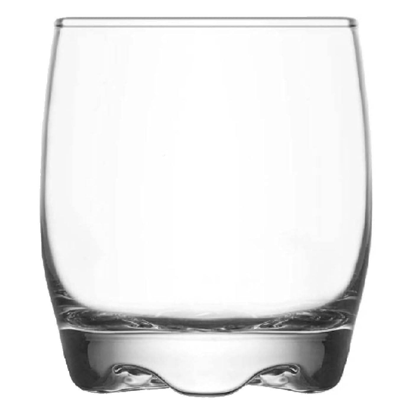 Acan Tradineur - Pack de 4 Caja de 6 Vasos Modelo Adora - Capacidad: 290 ml - Fabricado en Vidrio Resistente - Apto para lavavajillas - Tamaño aprox: Ø 7 x 9 cm - 24 Uds Totales