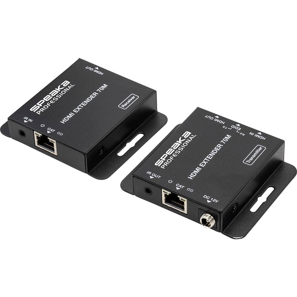 SPEAKA PROFESSIONAL SP-HDE-200 HDMI™ prolunga HDMI cavo di rete RJ45 70 m