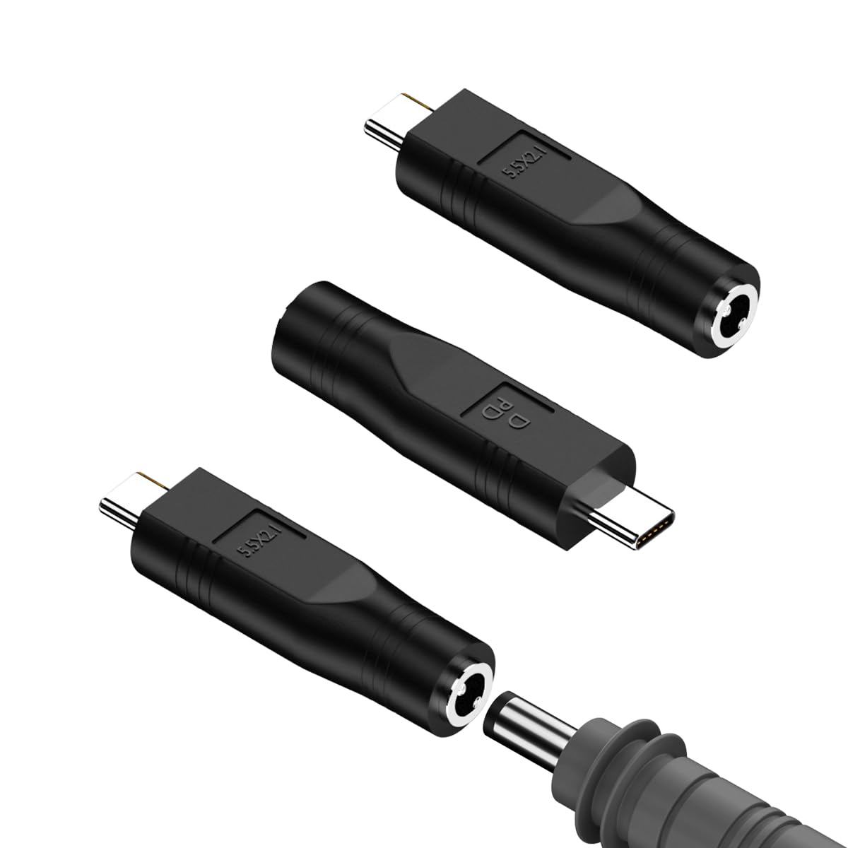 3-Pack USB C to DC Adapter for Starlink Mini, for Starlink Mini Work with 65W 100W Power Source