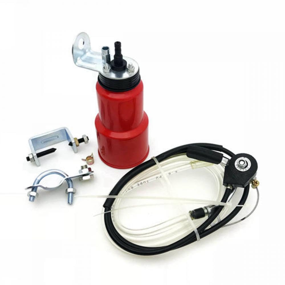 Sistema de lubricador de Cadena de Motocicletas con Control Manual Compatible con Motocicletas, ATVs y similares