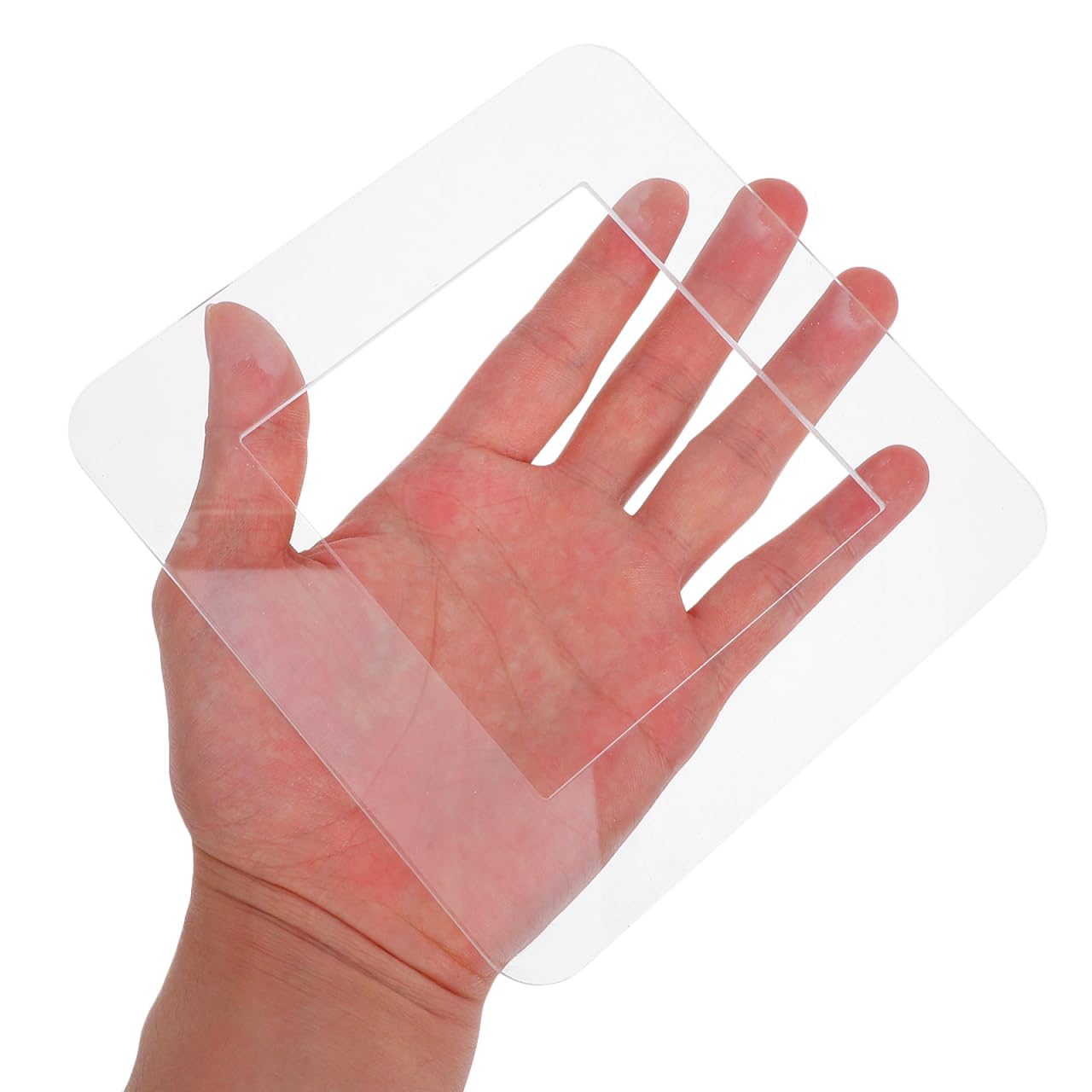 UKCOCO 5 Piezas Cubierta Protectora para Interruptores: Placas Acrílico Transparentes Elegantes y Prácticas - Para Pared, Enchufes, Dormitorio y Salón, Fácil Montaje y Contra Suciedad