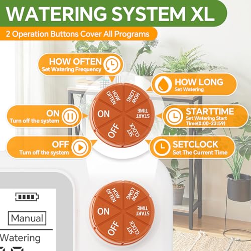 Automatic Plant Waterer with Cycle & Soak