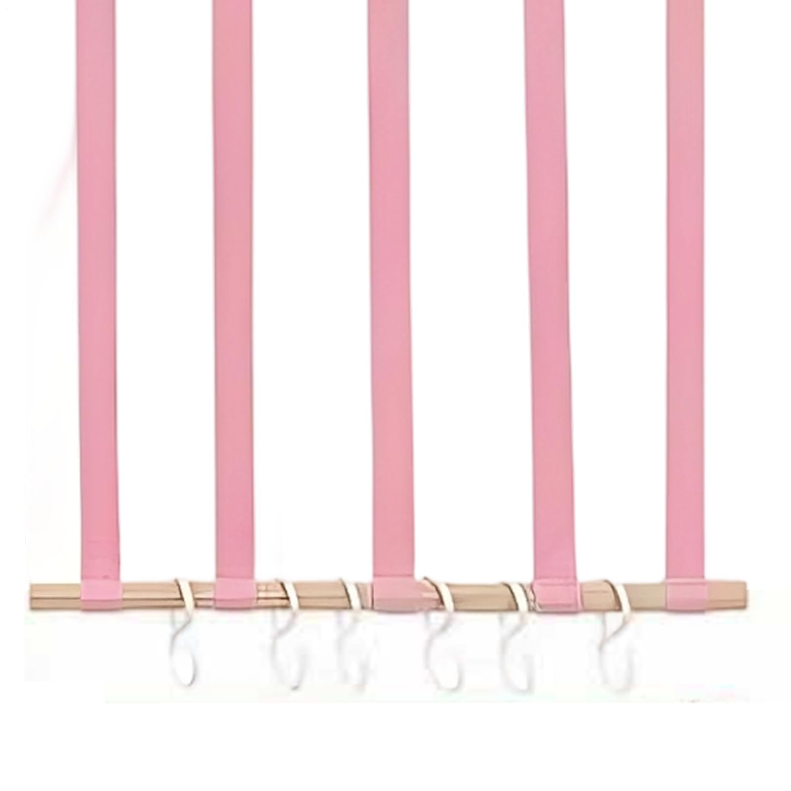 Generico Organizer für Haarspangen, mit Haken zur Wandmontage, Rose, Gummibänder und Clips, für Damen, Haarnadelband, Wohnzimmer, Haus, Wohnheim
