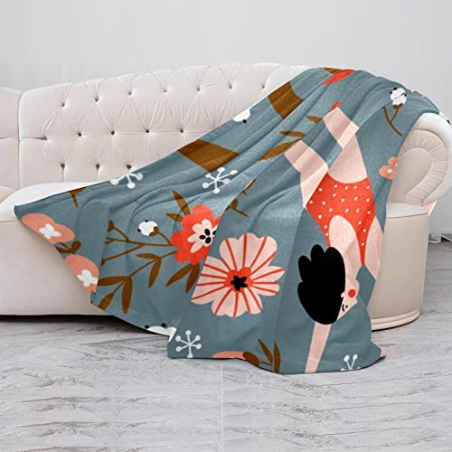 Couverture douce et confortable en microfibre lit et voyage