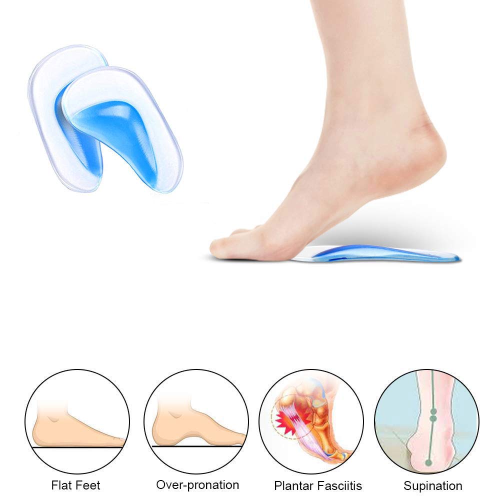 PedimendTM, supporto per arco plantare, per uomini e donne, per fascite plantare, piedi piatti, supporto plantare, solette ortopediche per piedi piatti