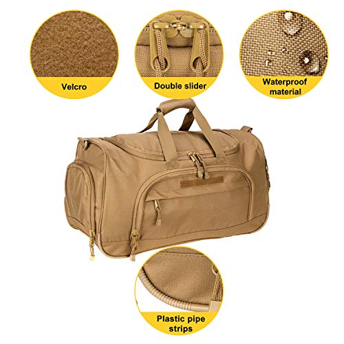 Military Tactical Duffle Bag Gym Bag for Men Travel Sports Bag 24 Inch Small Duffel Bag