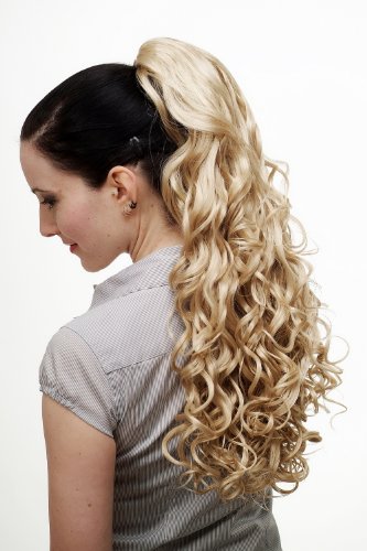 WIG ME UP - N310-26 Hairpiece ponytail extension very long massive volume voluminous curly amazing curls kinks gold blond 23inch - Image 2