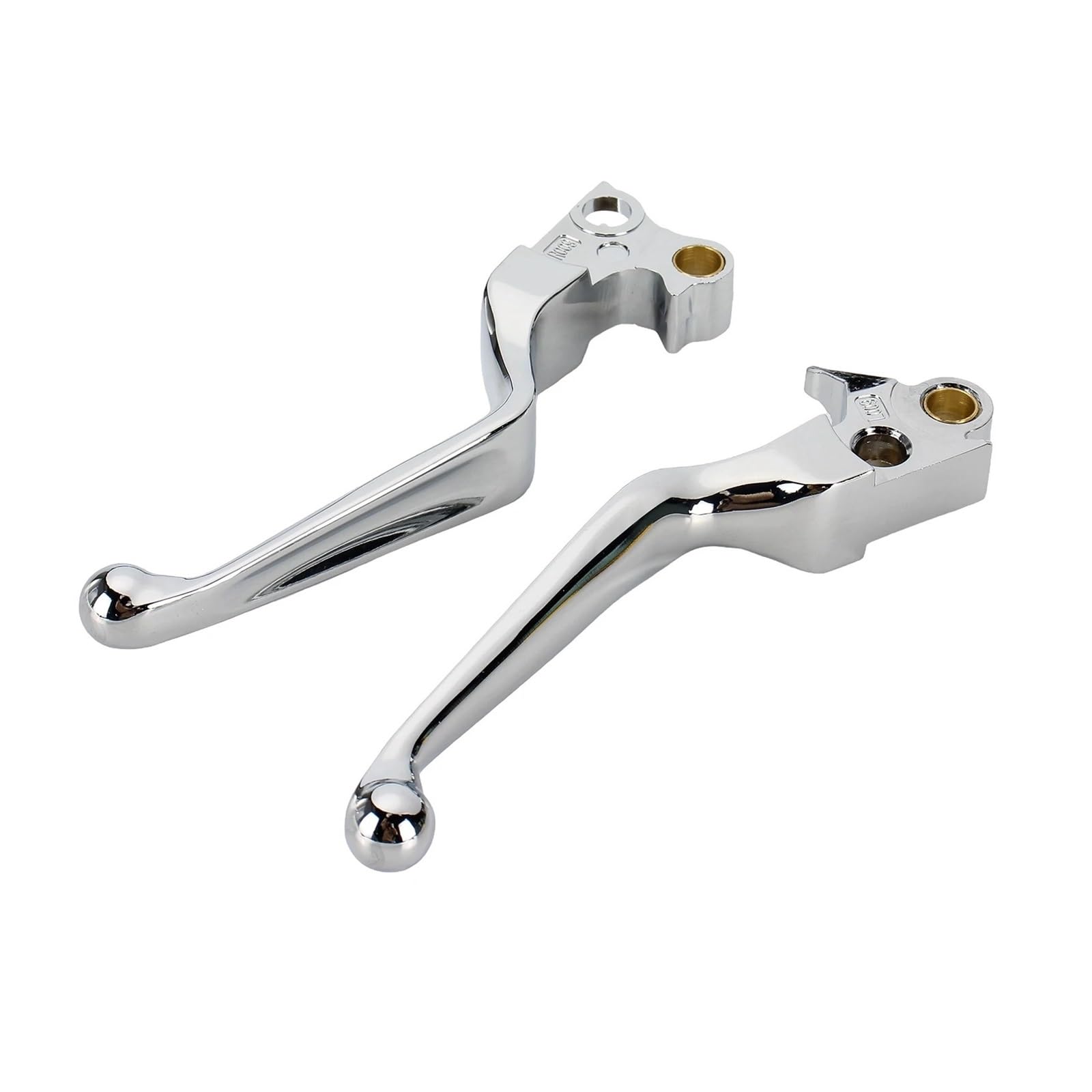 Generisch Kupplungshebel für Motorräder Brems Kupplungshebel für Harley-für Davidson für Touring für Road King, Street Glide Softail für Sportster Fat Bob Dyna(Chrome)
