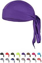 TERTIS Tartis Doorag Bandana Cap, Hip Hop, Dance, Costume, Inner Cap, Water Absorbent, Quick Drying, Sweatproof, Skull Cap, Turban, Unisex