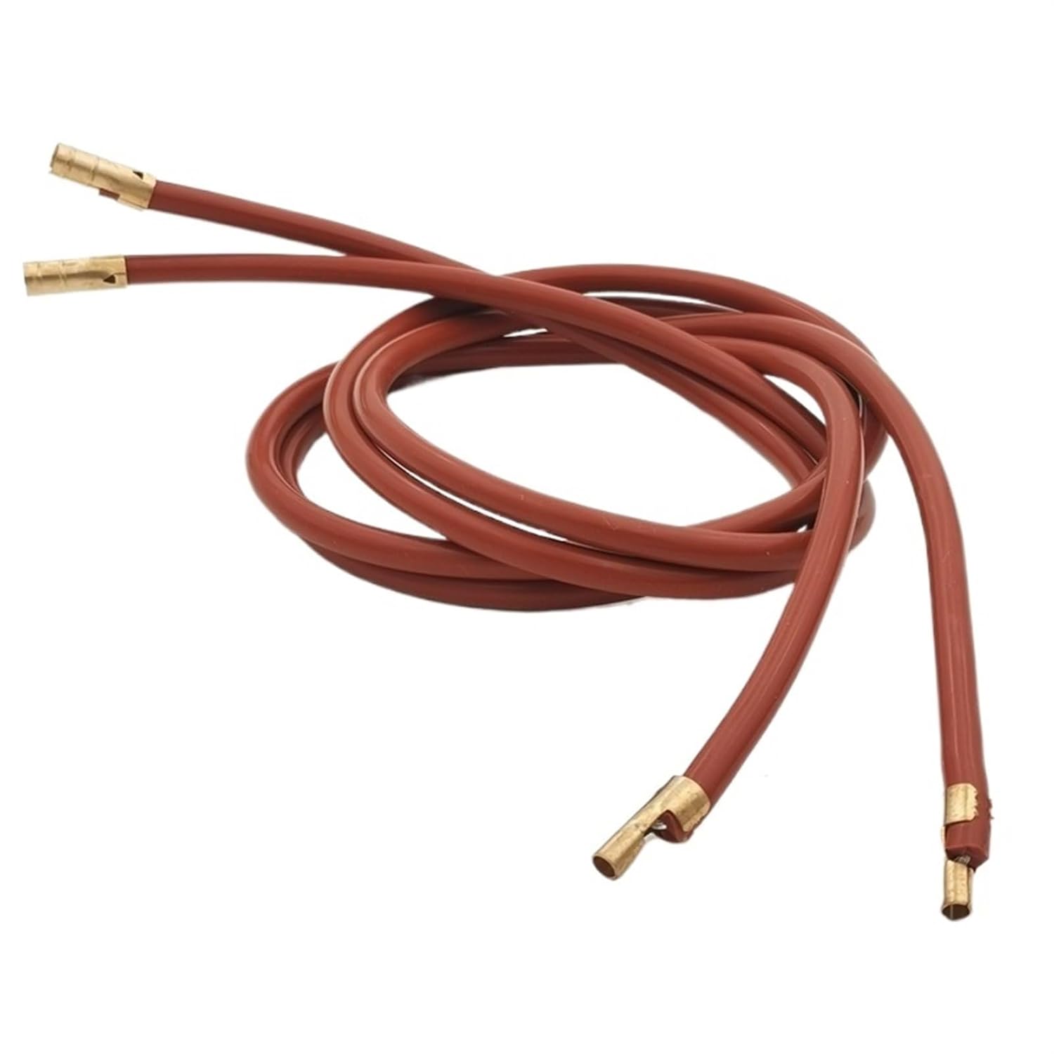 High Voltage Pulse Igniter 2pcs High-Tension Cable Dia 6.5mm High Pressure Wire Line with Joint Waste Oil Burner Accessories(High Voltage Wire)