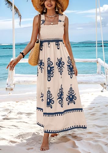 Image of PRETTYGARDEN Women's Sleveless Boho Maxi Dress