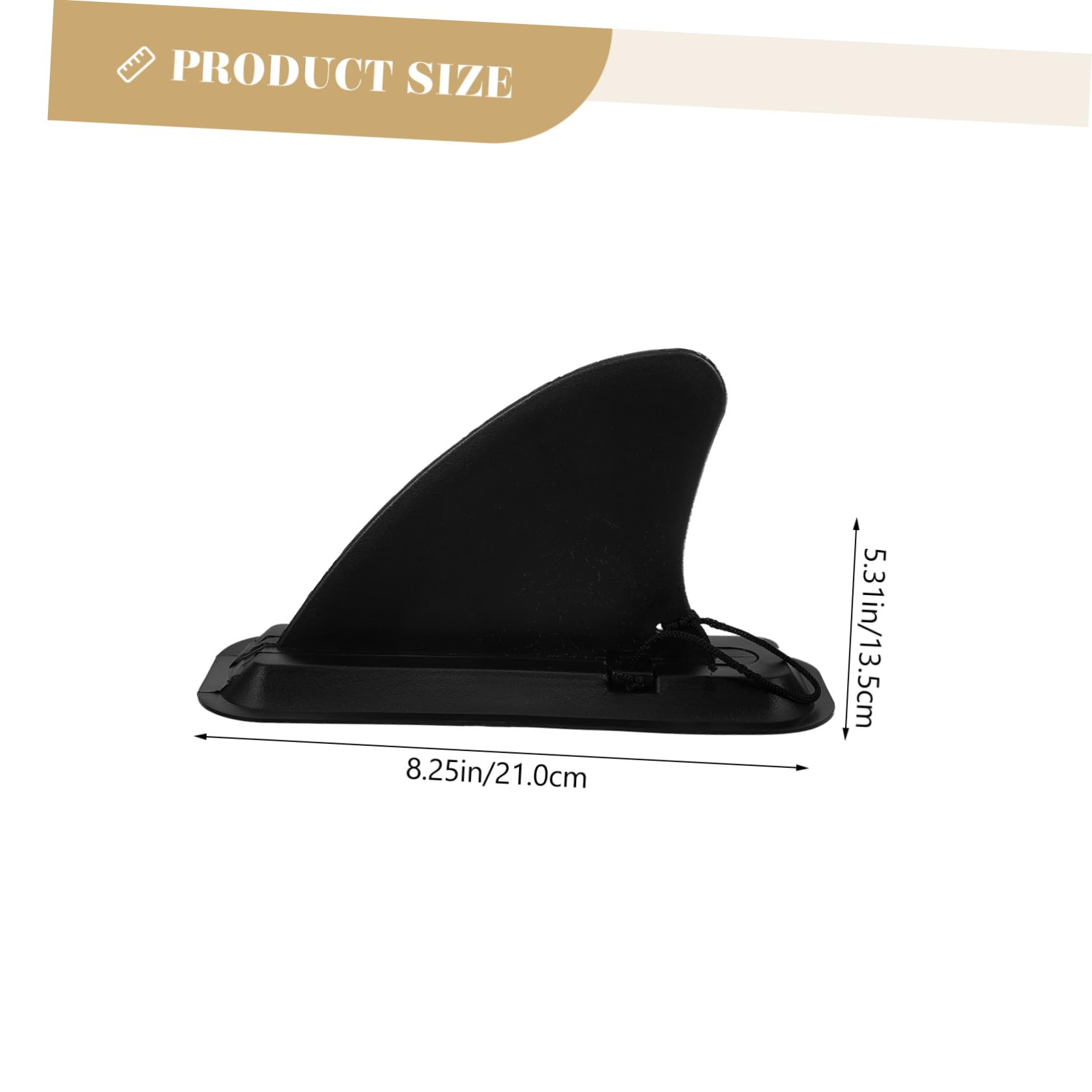 Toyvian 1 Set Surfboard Fin Detachable Paddleboard Fin for Enhanced Stability Compatible with Kayaks Inflatable Surfboards Paddle Boards Water Divider for Improved Tracking