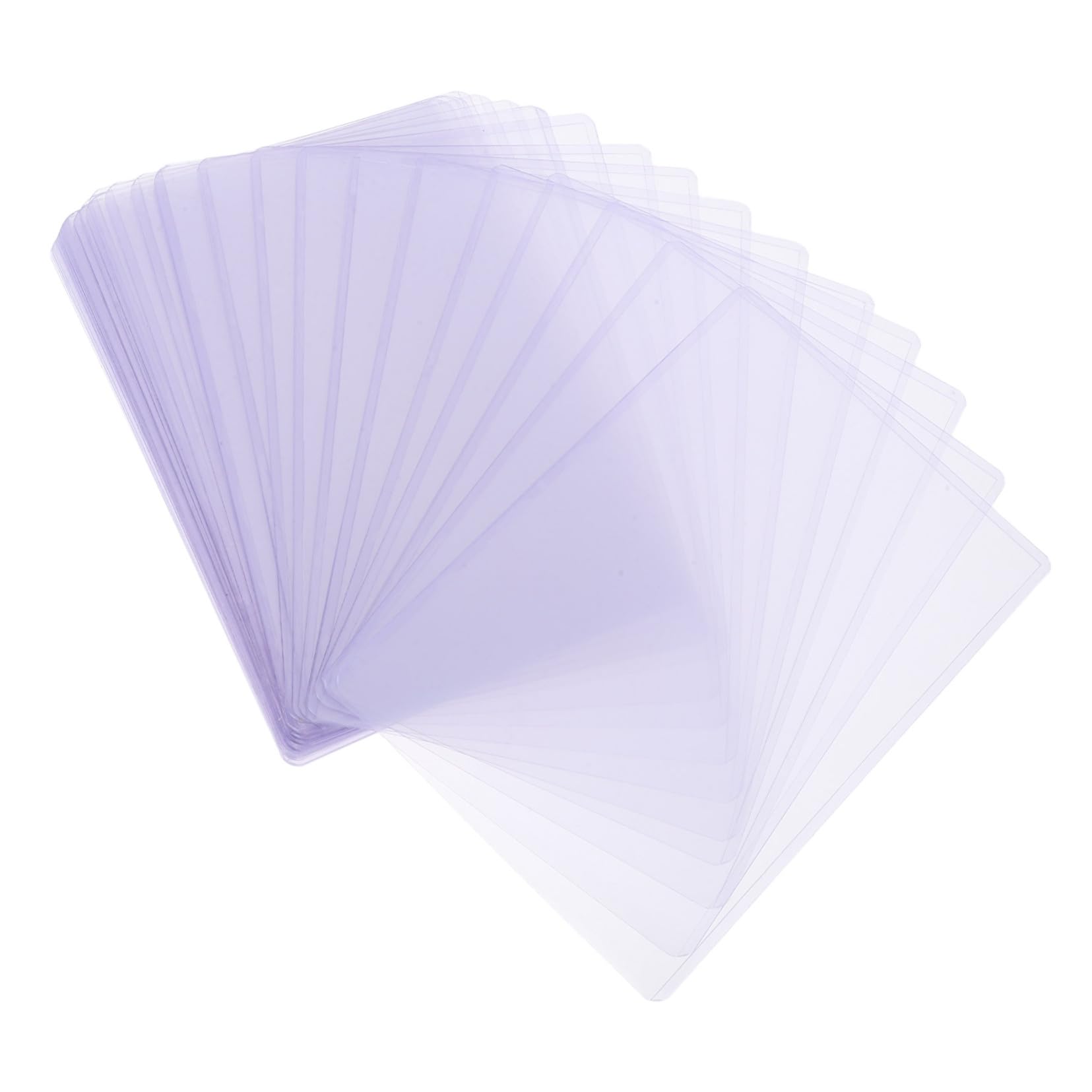 SOIMISS 30 Stück Teiliges Hartplastik Kartenhüllen Transparente Schützende Schutzhüllen für Fotos Postkarten und Kreditkarten Wasserfest Lichtbeständig zur Aufbewahrung und Organisation