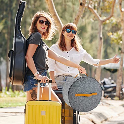 Gzhok Large Hat Storage Box Portable Portable Pressure And Dust Proof Travel Storage Bag,40 * 26Cm(15.7" D *10.2" H) #TOP4