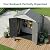 Compact Outdoor Storage Shed, 6x4 ft Resin Shed with Floor & Window, Weather Resistant Garden Tool House for Backyard Patio, Small Lockable Plastic Storage Unit for Lawn Mower, Bike