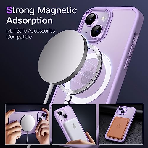 Image of JETech Magnetic Matte Case for iPhone 14 Plus, Light Purple