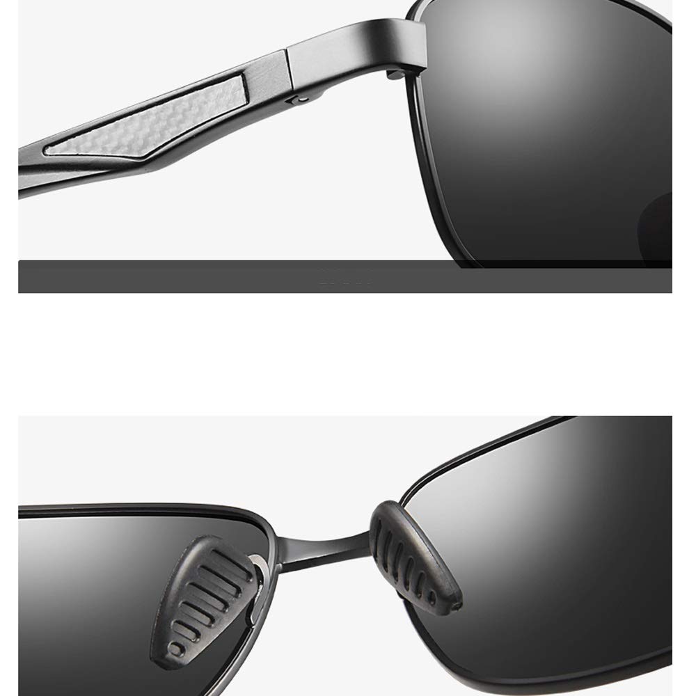 Sonnenbrille Männer, Fahrer Fahren Polarisierte Sonnenbrillen Herren Angeln Reiten Sonnenbrillen, Mehrfarbig Optional (Farbe : A)