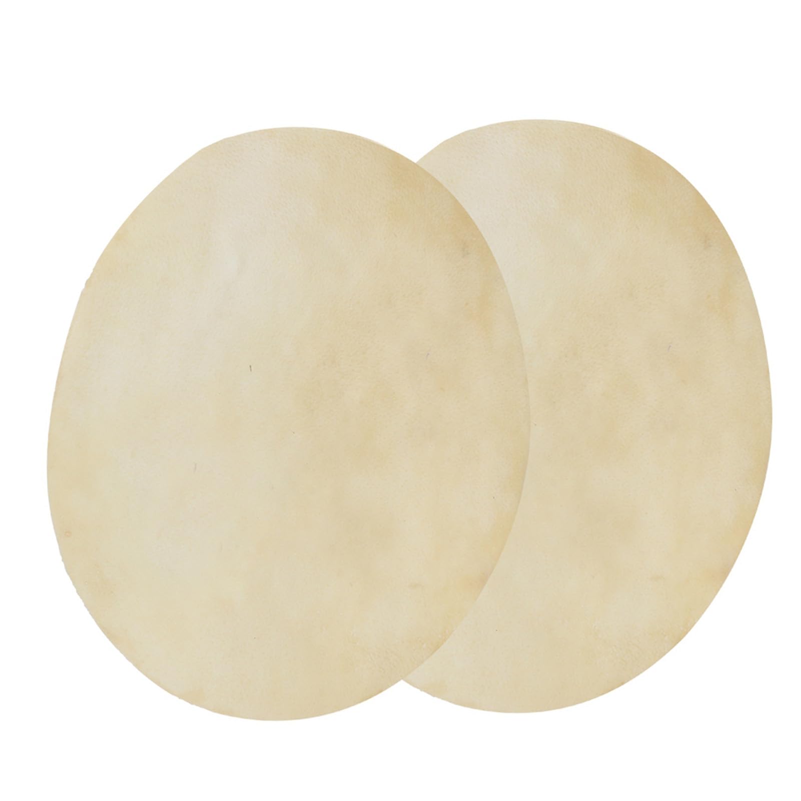 2pcs Drum Head Sheepskin Quality Sound Accessory African Bongo Drums 29cm 31cm (9.0 inches)