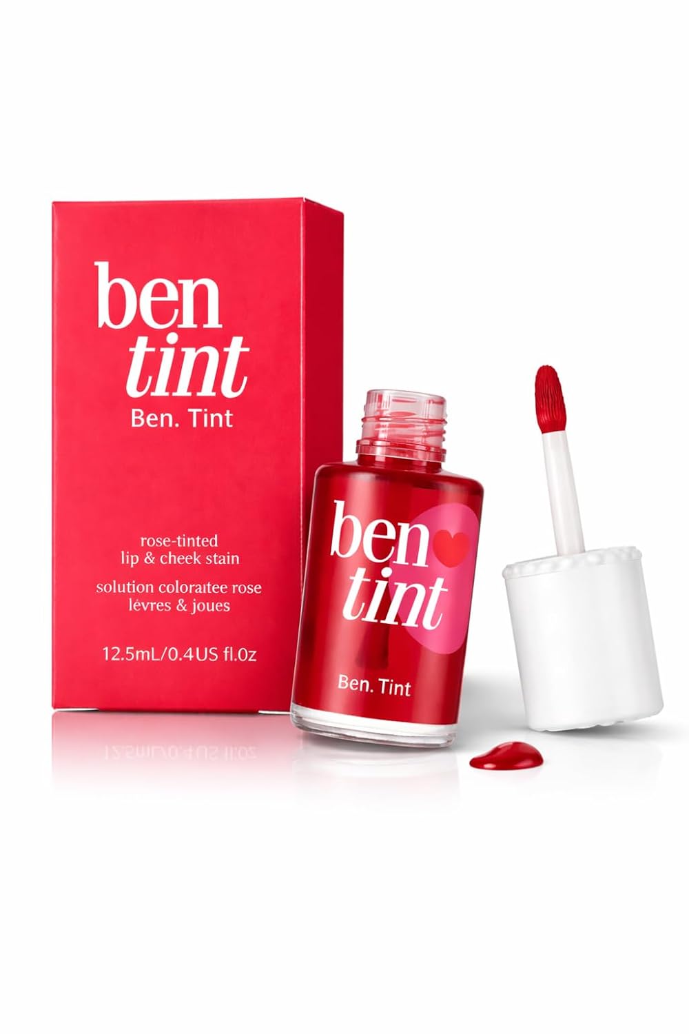 Ben Tint Rose-Tinted Lip & Cheek Stain, Liquid Formula, Natural Finish, Long-lasting Colour, Dual-use for Lips and Cheeks,... - Review, Price and Buying Guide