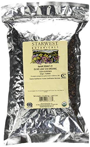 Starwest Botanicals Olive Leaf Cut And Sifted, 1 Pound #TOP29