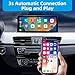 Wireless CarPlay Adapter for Apple, Android Auto Car Adapter 2025, 2in1 Mini for iPhone,Wired to Wireless,Plug and Play Setup,USB/Type-C Port Seamless Car Connectivity,Support iOS 12+ and Android 11+