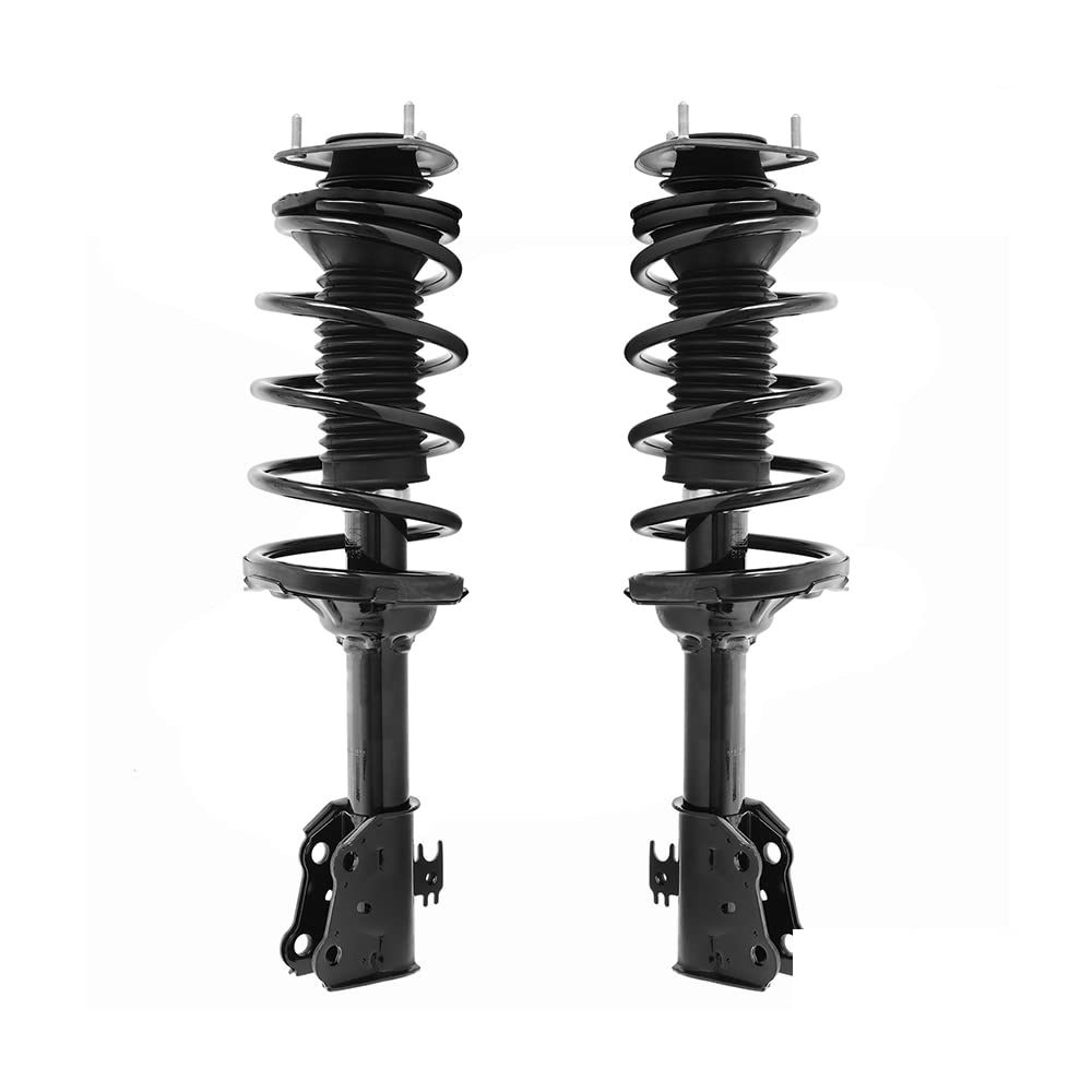 COMPLETESTRUTS Front Quick Complete Strut Assemblies with Coil Springs Replacement for 2000-2005 Toyota Echo - Set of 2