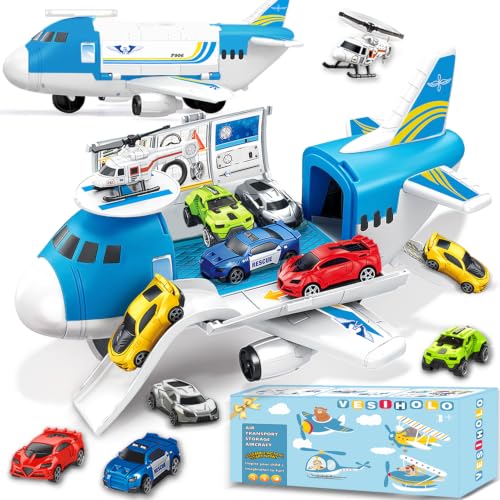 Image of Airplane Toy, Airplane Toys for 3 Years Old, Airplane for Toddlers, Toys for 3+ Year Old Boys, Toy Airplane for Boys Age 4-7, 3+ 4 5, Aeroplane Toy, Plane Toy for Birthday, Chritmas Gift