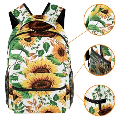 Sac à dos d'école multicolore et sac de voyage décontracté pour adolescents - 3