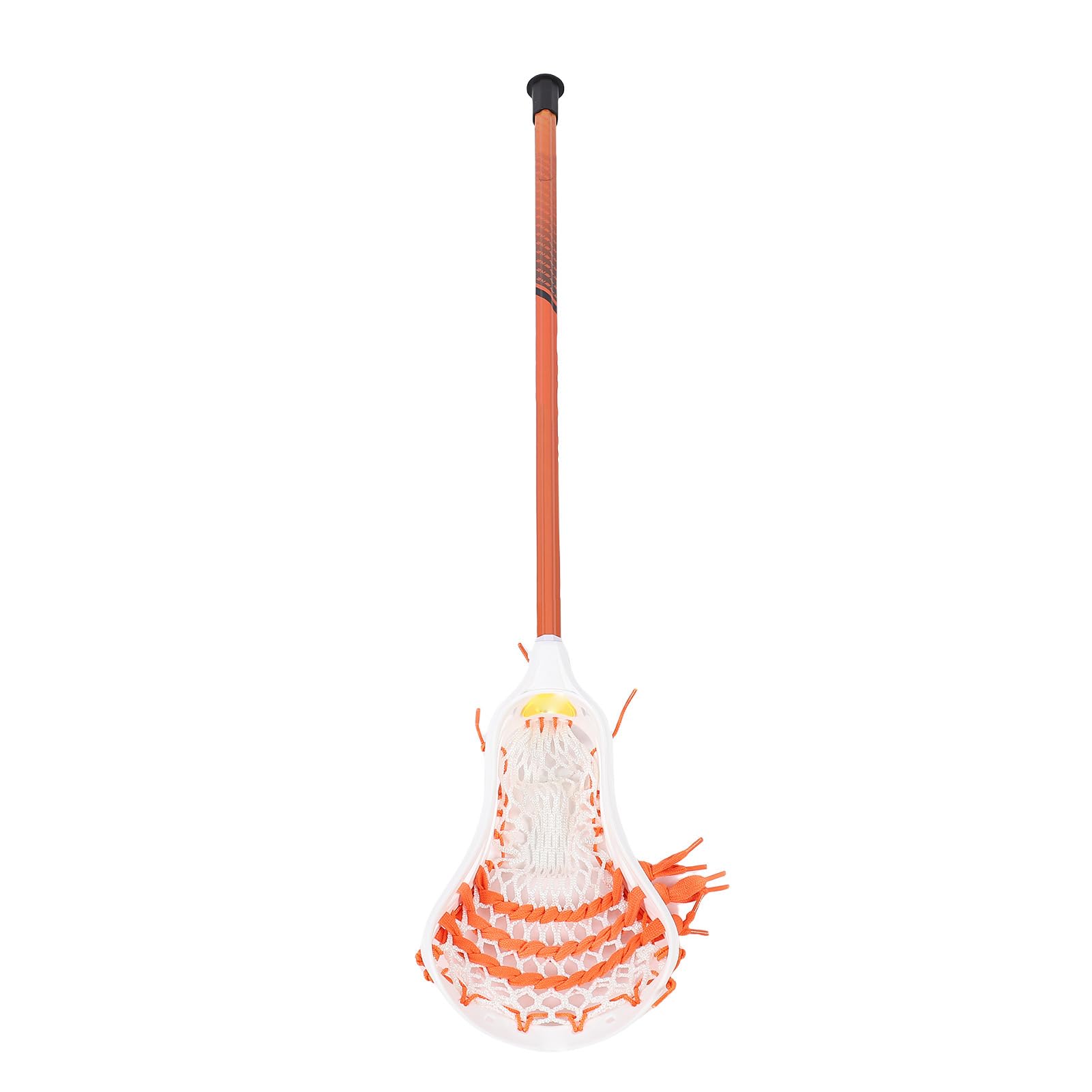 Alomejor Giovane Bastoncino di Lacrosse Stick per Costruzioni Professionali in Lega di Alluminio Robusto per Bambini di Lacrosse, Giocattolo Divertente da 24 Pollici (Orange)