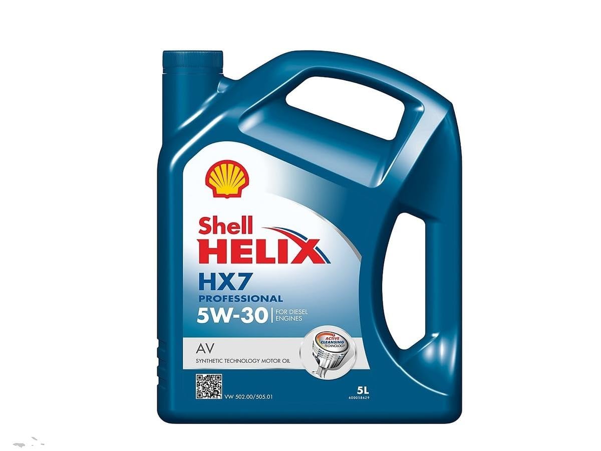 Shell SHAV5305 HELIX HX7 Professional AV 5W-30 Motorcycle Oil, 5L