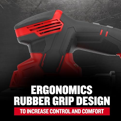 CRAFTSMAN Detail Sander, Corded Mouse Sander for Woodworking, Includes 2 Attachments, Sandpaper Sheets and Dust Bag (CMEW210) - Image 5