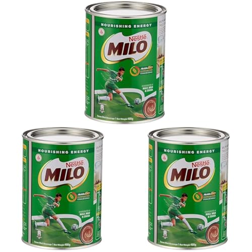 Image of Nestle Milo Original Activ-Go Chocolate Malt Drink Powder, 14.11 Oz / 400 G (Pack of 3)